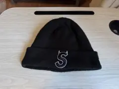 Supreme 黒 ニット帽