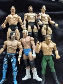 WWE プロレス フィギュア 5体セット チャンピオンベルト付き 24 - メルカリ