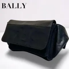 売約済✨BALLY バリーボディバッグ ウエストポーチ　ブラック　斜め掛け Bally バリー BALLY バッグ ボディバッグ ウエストポーチ