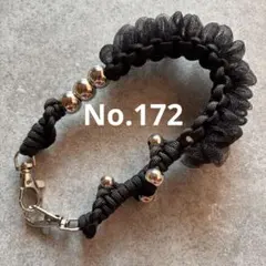 パラコード　ハンドストラップ　スマホストラップ　ハンドメイド　No.172