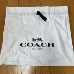 COACH ロゴ収納袋 ホワイト