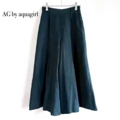 【もも吉様専用】エージーバイアクアガール ワイドパンツ 【S】 ダークグリーン