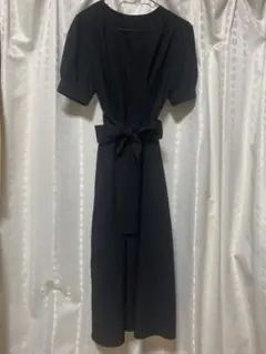 VIS カシュクールワンピース　S ブラック