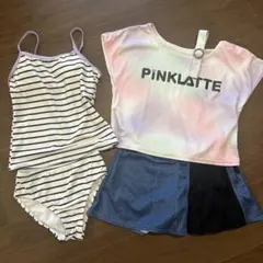 PINKLATTE 水着4点セット 140cm