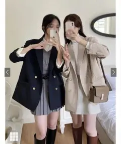 ダブルボタンテーラードジャケット【al275】