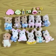 シルバニアファミリー 赤ちゃん 人形セット 12体+小物