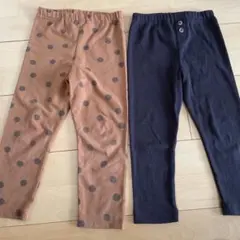 プティマイン プティプラレギンス2本セット　100 ユニクロ　ブリーズ