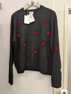 【新品】MON STYLE@ ハートモチーフ ニットセーター