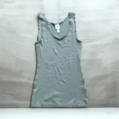 H&M ライトグリーン タンクトップ Sサイズ