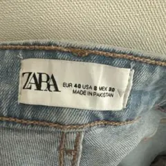 ZARA ライトブルーデニムパンツ