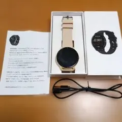 ベージュ スマートウォッチ 本体
