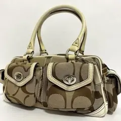 Coach Pocket Flap Legacy Satchel handbag