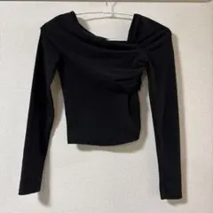 Dazy ブラック オフショルダー トップス XS