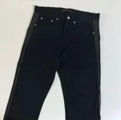 【DEAD】UNDERCOVER×fragment 魔女期サイドレザーデニムLのサムネイル