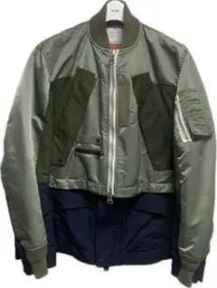 sacai MA-1ジャケット ナイロンツイルミックス　サイズ1