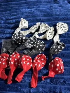 水玉模様のバルーンセット 1 5個