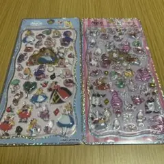 アリス・イン・ワンダーランド　不思議の国のアリス　プチドロップステッカー