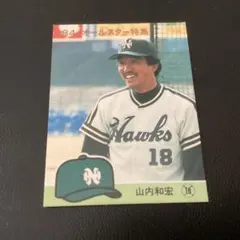 カルビープロ野球カード 1976年 No.986阪神「江夏 豊」／昭和レトロ