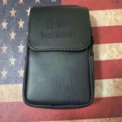 メンズ　　レザーウエストポーチ