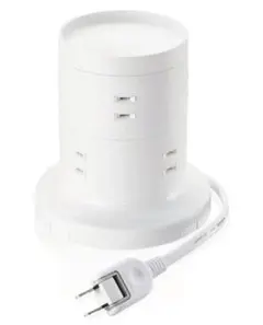 ELECOM製 タワー型タップ（8口タップ）ect-2720wh