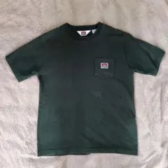 BEN DAVIS 　ベンデイビス　Tシャツ　ダークグリーン　ポケット付　M