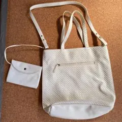ショルダー付きトートバッグ