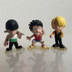 【当時品】ONE PIECE フィギュアコレクション　フランキー登場編　3体のサムネイル
