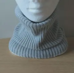 カシミヤ100%ロングネックウォーマー