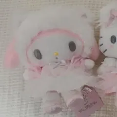 ♡新品♡マイメロ　シロネコ　ぬいぐるみ 2025年最新】白猫 マイメロの人気アイテム - メルカリ