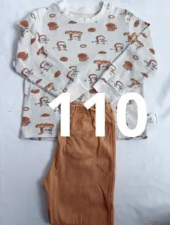 ユニクロ　パジャマ　パンどろぼう　長袖パジャマ　コットンパジャマ