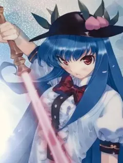 比那名居天子　クリアスティックポスター　c-clays　東方Project