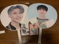 SEVENTEEN ホシ　うちわ&トレカ