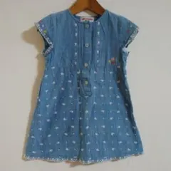 ミキハウス ノースリーブワンピース 100cm