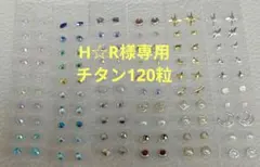 H☆R様専用　チタン粒耳つぼジュエリー120粒セット