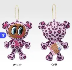 エンジェルブルー ぬいぐるみマスコット レオパード柄のサムネイル