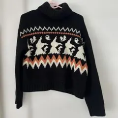 GU×ポケモン　ミミッキュ タートルネック セーター　サイズM