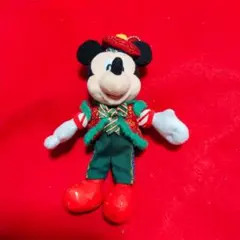 ミッキーマウス ぬいぐるみバッヂ クリスマス2025　ディズニーランド