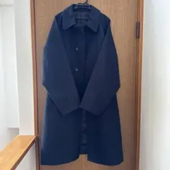 GU ステンカラーコート ネイビー