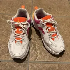NIKE スニーカー ホワイト ピンク オレンジ