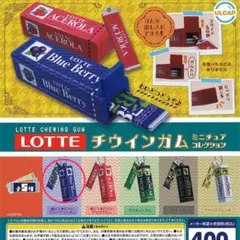 LOTTEチウインガム ミニチュアコレクション