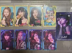 TWICE CD封入トレカ 8枚セット ICカードステッカー付き