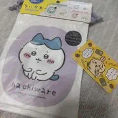 hachiware ソフト巾着 2枚セットおまけシール付き