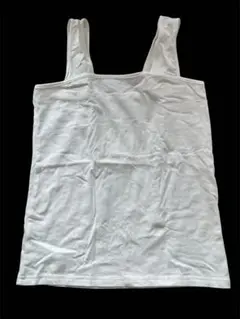 白 キャミソール タンクトップ インナー