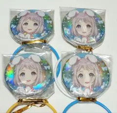 GIGO限定　学マス　オーロラ箔押し缶バッジ　葛城リーリヤ　４点セット