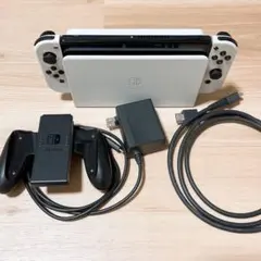 Nintendo Switch 有機ELホワイト 本体セット（軽微な不具合有） - メルカリ
