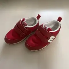 ミキハウス　ミズノ　コラボ　スニーカー　赤色　16センチ