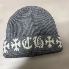 グレー ニット帽