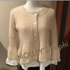 ノーリーズNOLLEY'S Sophi 七分袖ニットカーディガンのサムネイル
