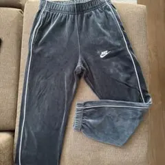 【希少】NIKE ベロア ジャージ 下 セットアップ可 スウォッシュ 刺繍ロゴ