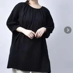 《新品》ドラッグストアーズ　fu-ai ふんわりギャザーシンプルチュニック